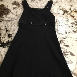 Bebe mini dress with black buttons size xs